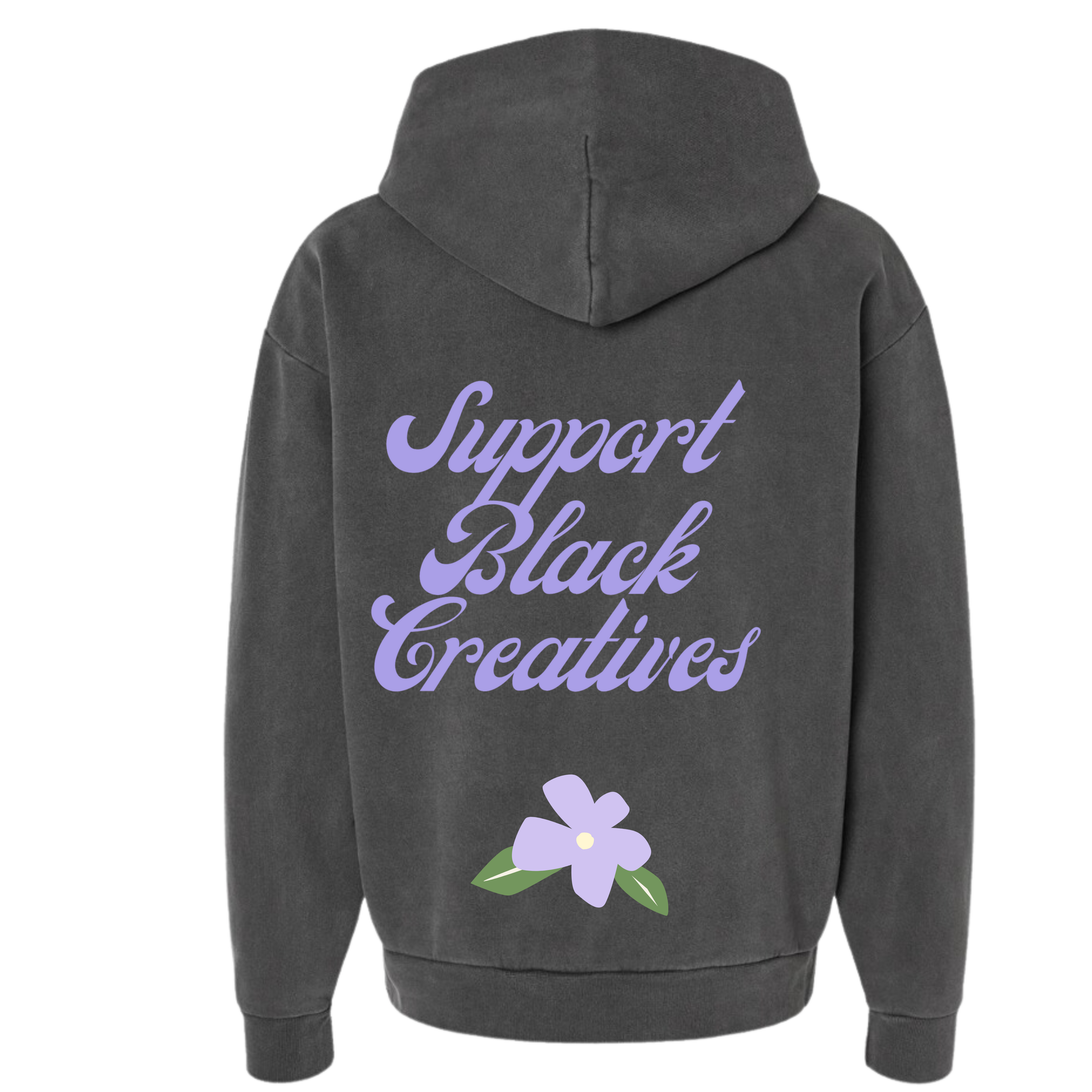 Support Black Creatives Hoodie - Periwinkle