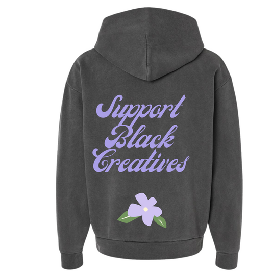 Support Black Creatives Hoodie - Purple